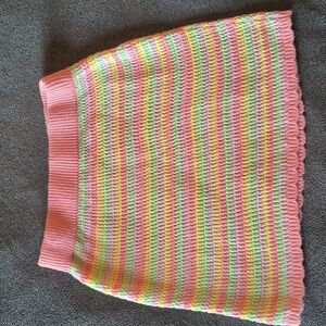 Rainbow wild fable skirt knitted, small